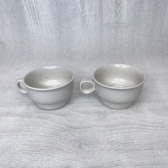 4x Pfaltzgraff Yorktowne Stoneware 1Y Flat Mug Vintage USA Castle Mark - Picture 10 of 15